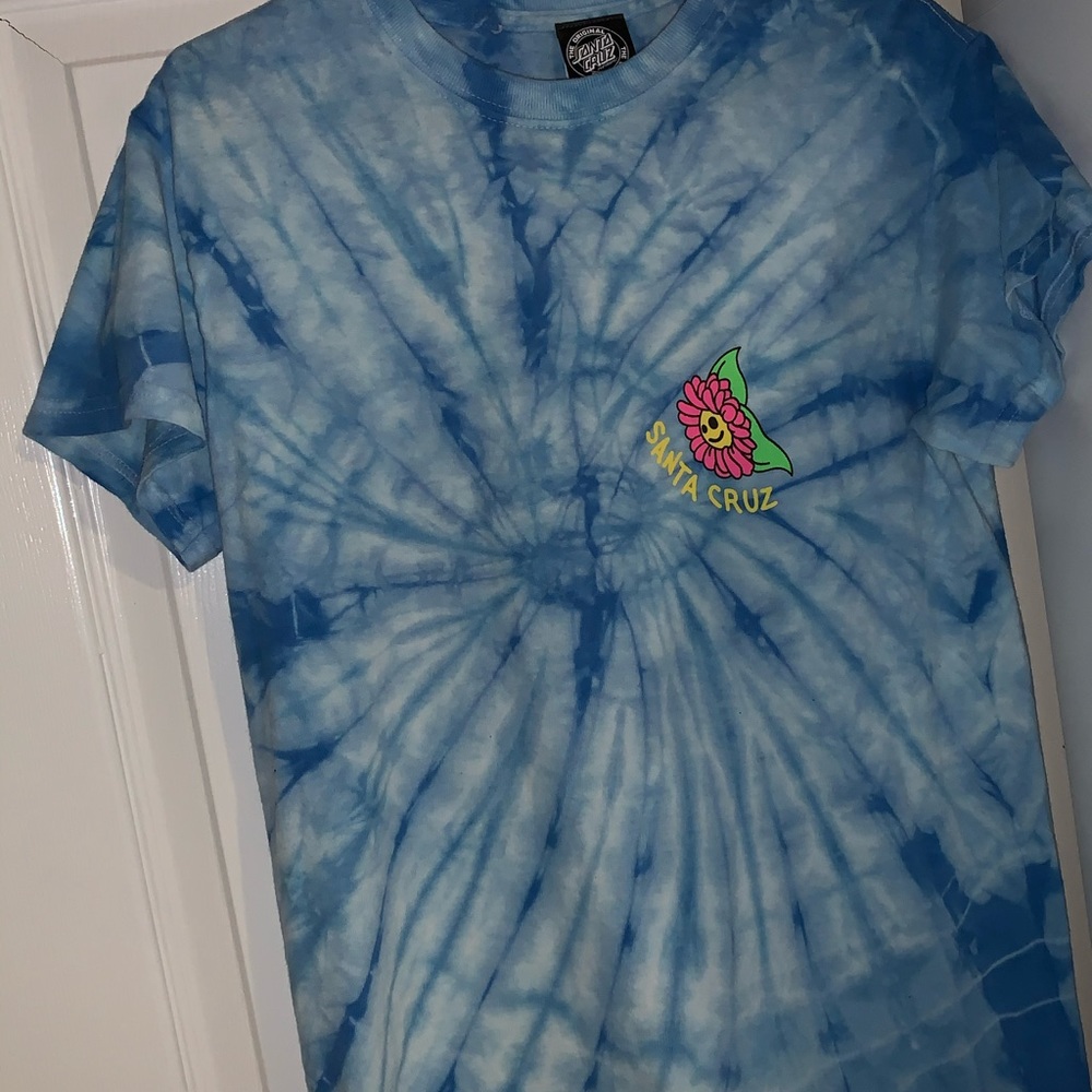 tye dye santa cruz top